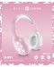 Bežične slušalice Cellularline - MS Basic Shiny Flowers, ružičaste - 3t